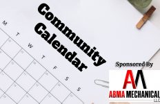 Community Calendar Sponsored by Abma Mechanical